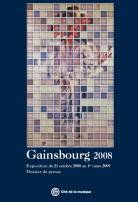 Poster exposition Gainsbourg, Cité de la Musique, Paris